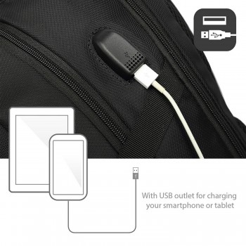 Ewent EW2526 - 15.6" - Mochila Negro
