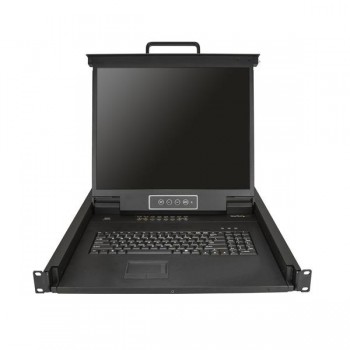 StarTech.com Consola para Armario Rack con KVM de 16 Puertos VGA y Pantalla de 19 Pulgadas - 1U RKCONS1916K