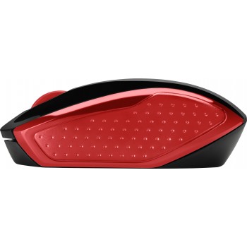 HP 200 Óptico 1000 DPI Negro, Rojo 2HU82AAABB 2HU82AAABB