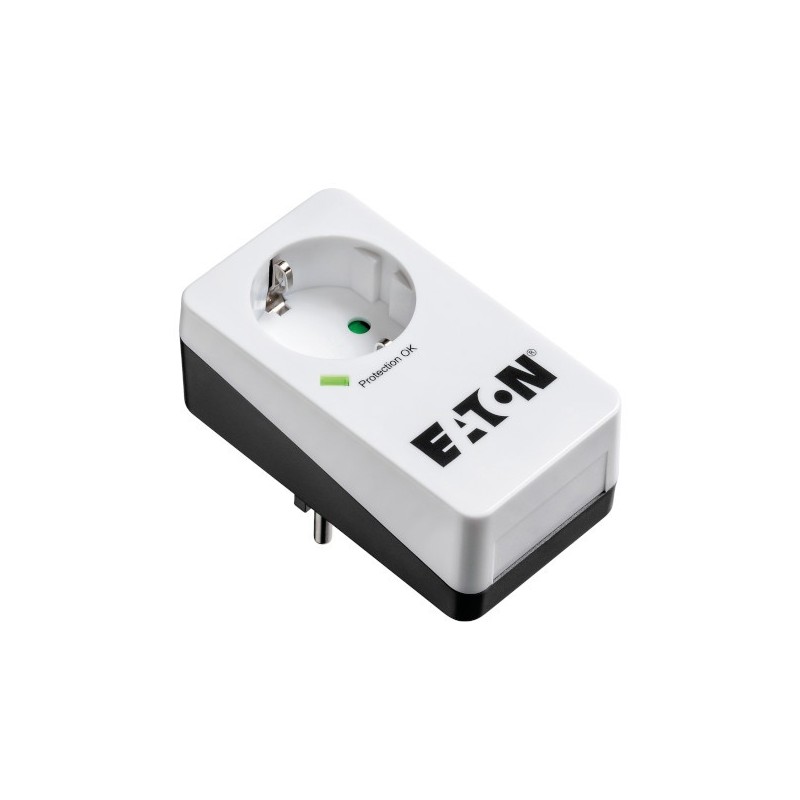 Eaton PB1D limitador de tensión 1 salidas AC 220 - 250 V Negro, Blanco