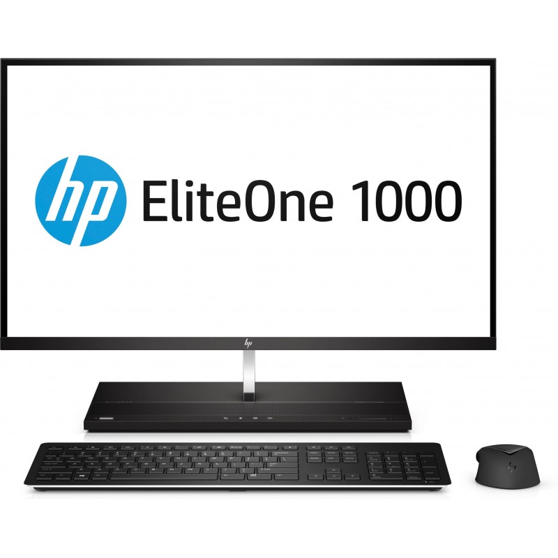 HP EliteOne 1000 G2 68,6 cm 27" 3840 x 2160 Pixeles 3 GHz  i5 i5-8500 Negro PC todo en uno 4PD67EAABE