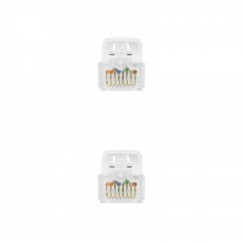 Nanocable Cable de red latiguillo RJ45 LSZH Cat.6A UTP AWG24, Blanco, 2.0m 10.20.1802-W