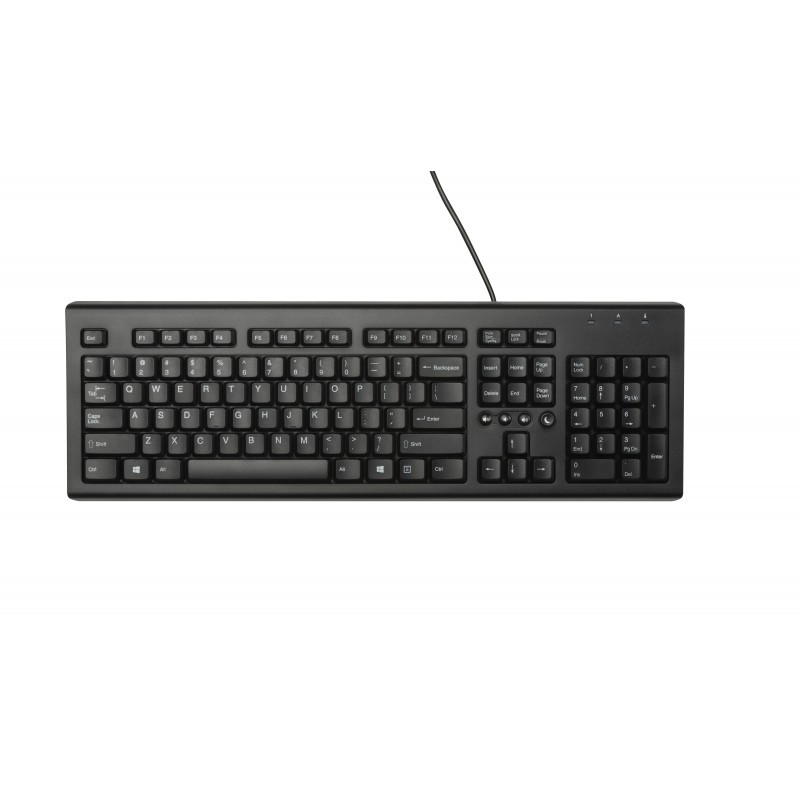 HP Teclado cableado Classic Wired Negro WZ972AAABE WZ972AAABE