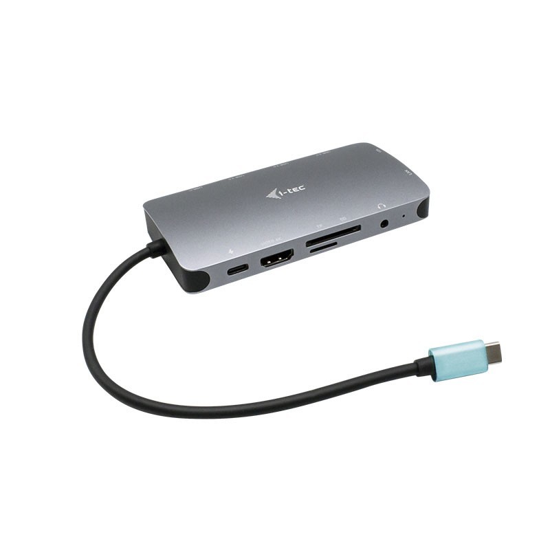 i-tec Metal USB-C Nano Dock HDMI VGA with LAN + Power Delivery 100 W C31NANODOCKVGAPD