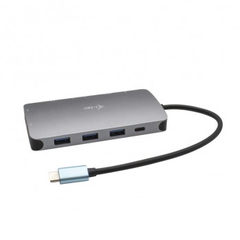 i-tec Metal USB-C Nano Dock HDMI VGA with LAN + Power Delivery 100 W C31NANODOCKVGAPD