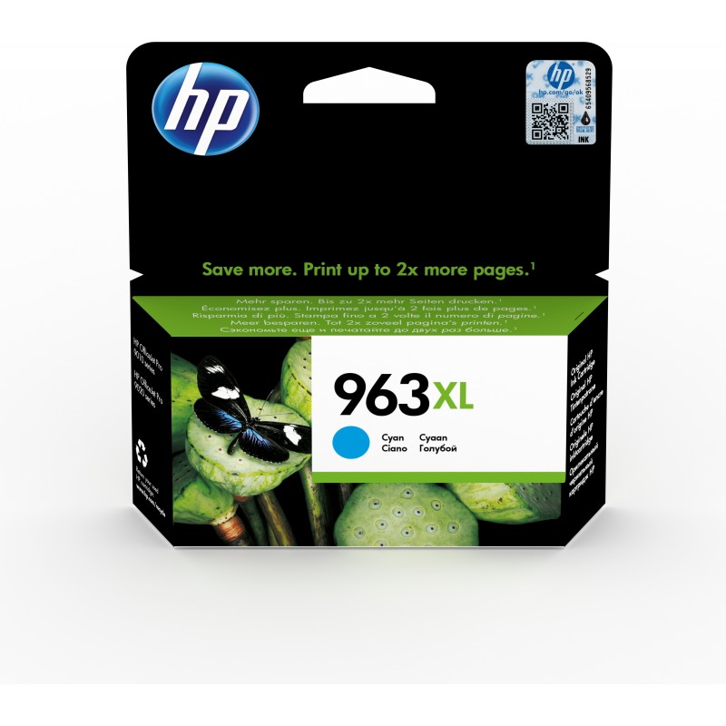 HP 963XL Original Cian 1 pieza(s) 3JA27AEBGY