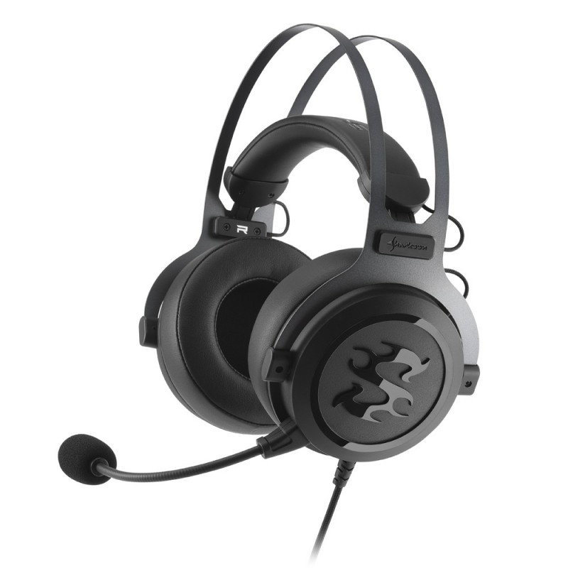 Sharkoon SKILLER SGH3 Auriculares Diadema Negro, Titanio 4044951020713