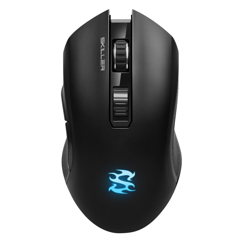 Sharkoon Skiller SGM3 ratón RF Wireless+USB Type-A Óptico 6000 DPI mano derecha 4044951021543