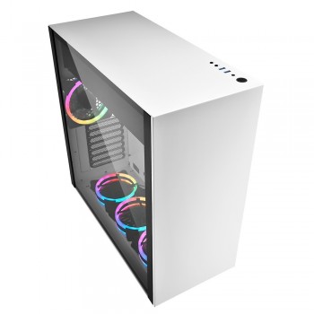 Sharkoon Pure Steel RGB Midi Tower Blanco 4044951027460