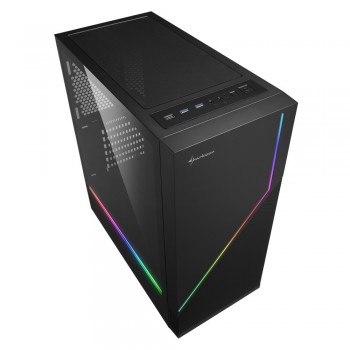 Sharkoon RGB FLOW Midi Tower Negro 4044951028146