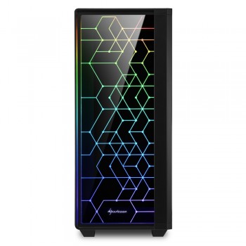 Sharkoon RGB LIT 100 Midi Tower Negro 4044951028153