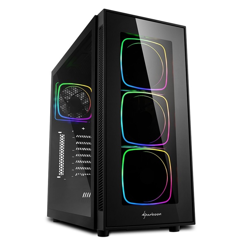 Sharkoon TG6 RGB Midi Tower Negro 4044951028221