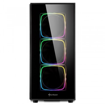 Sharkoon TG6 RGB Midi Tower Negro 4044951028221