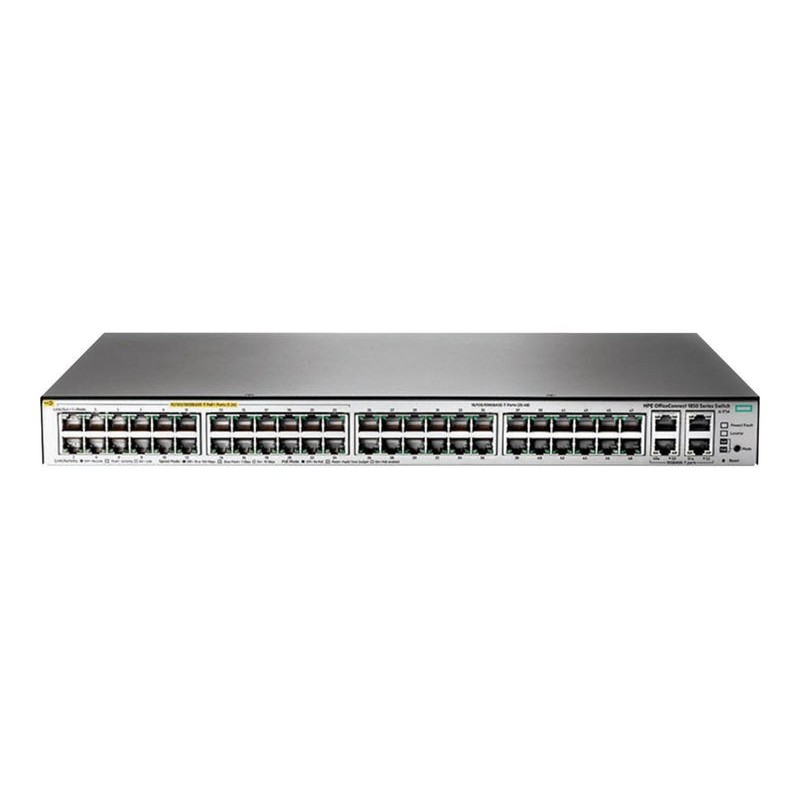 HPE OfficeConnect 1850 48G 4XGT PoE+ 370W Gestionado L2 Gigabit Ethernet (10 100 1000) Gris 1U Energ JL173A