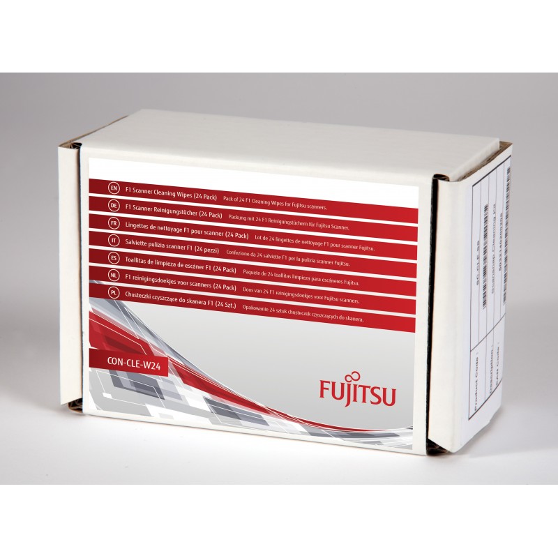 Fujitsu CON-CLE-W24 Paños húmedos para limpieza de equipos Escáneres