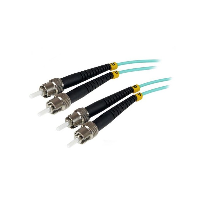 StarTech.com A50FBSTST1 cable de fibra optica 1 m OM3 ST Turquesa