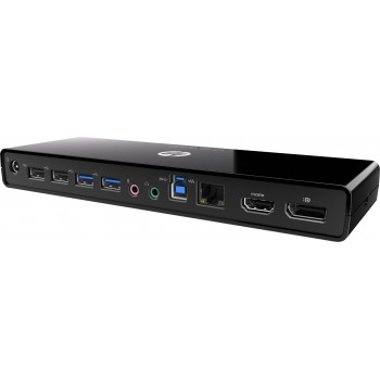 HP 3005pr USB3 Port Replicator, Cable, USB 3.0 (3.1 Gen 1) Type-A, Negro, USB Y4H06AAABB