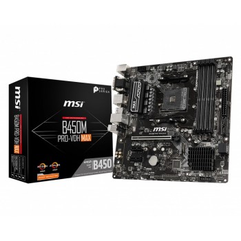 MSI B450M PRO-VDH Max - AM4 - Micro ATX - AMD B450 911-7A38-043