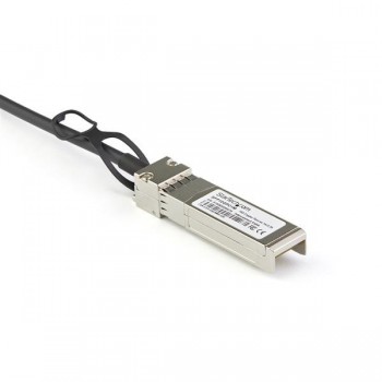 StarTech.com Cable Twinax SFP+, con conexión directa, compatible con el modelo DAC-SFP-10G-1M de Del DACSFP10G1M