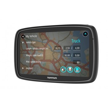 (Reacondicionado) GPS TOMTOM TRUCKER 6000 EUROPAICAS PARA CAMIONES - MAPAS 45 PAISES + RADARES + T 1FL6.002.60