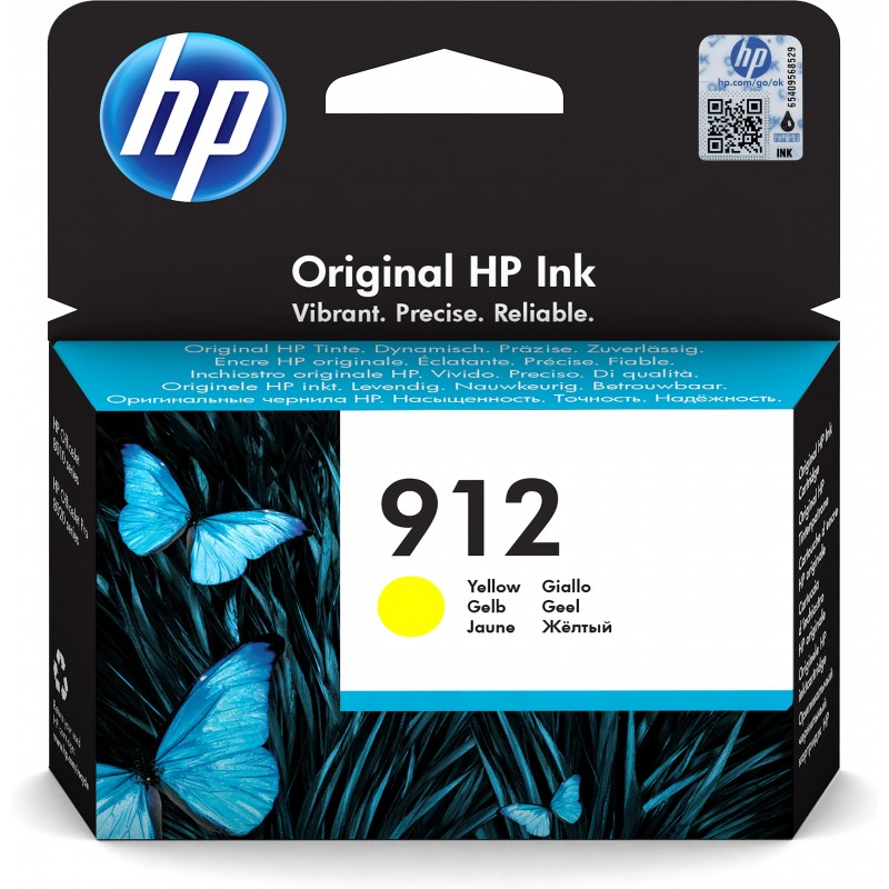 HP 912 cartucho de tinta Original Amarillo 1 pieza(s) 3YL79AE