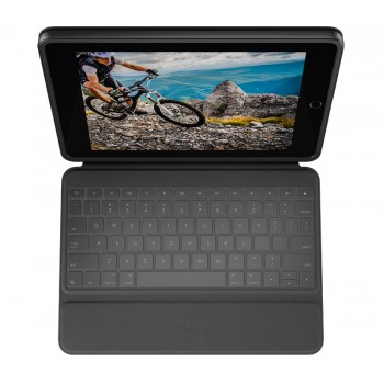 Logitech Rugged Folio Español Grafito USB Tipo C 920-009317