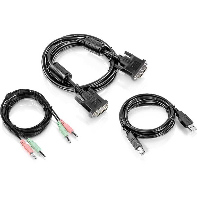 Trendnet TK-CD06 cable para video, teclado y ratón (kvm) 1,8 m Negro