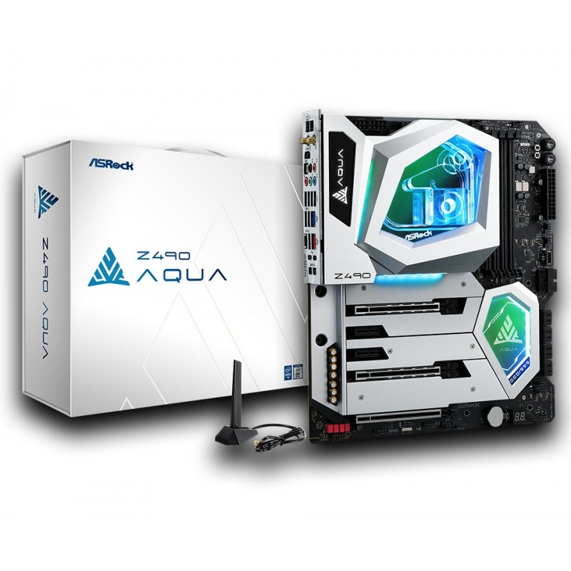 Asrock Z490 Aqua -  E-ATX -  Intel Z490 90-MXBBW0-A0UAYZ