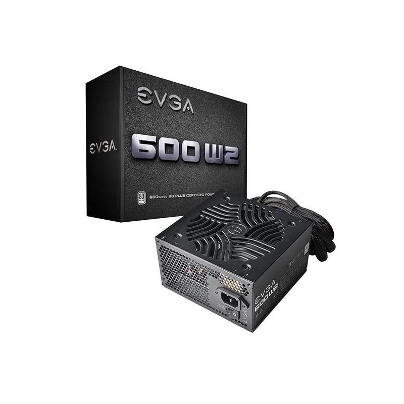 EVGA 600 W2 - 600W - ATX - Negro 100-W2-0600-K2
