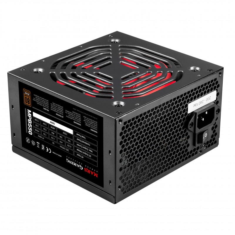 Mars Gaming MPB550 - 550W - ATX - Negro