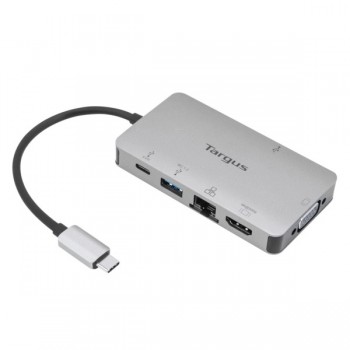 Targus DOCK419 Alámbrico USB 3.2 Gen 1 (3.1 Gen 1) Type-C Gris DOCK419EUZ