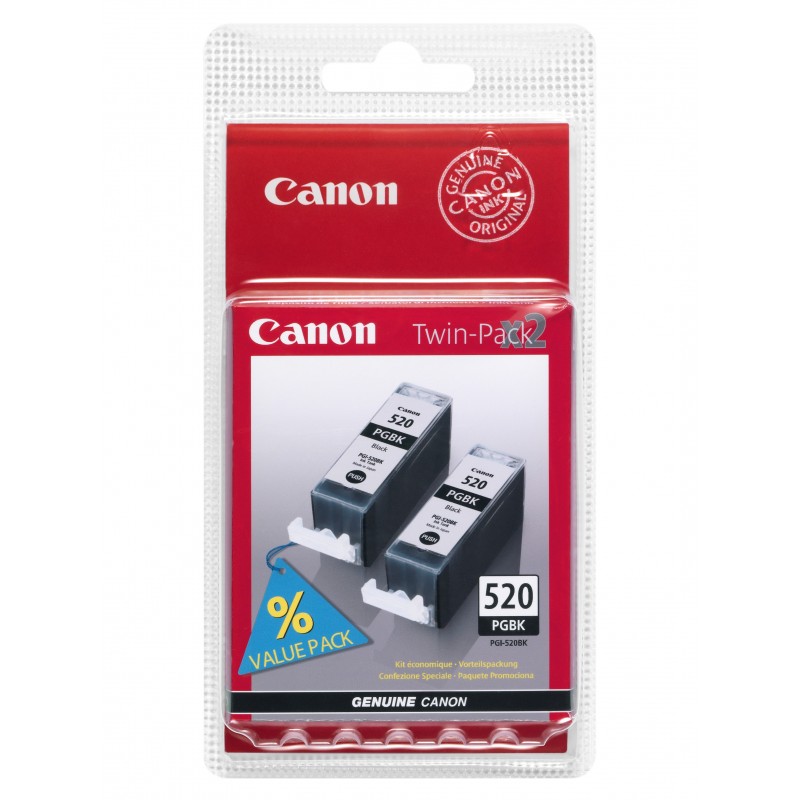 Canon PGI-520BK Twin Pack Original Negro 2932B012