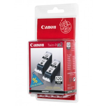 Canon PGI-520BK Twin Pack Original Negro 2932B012