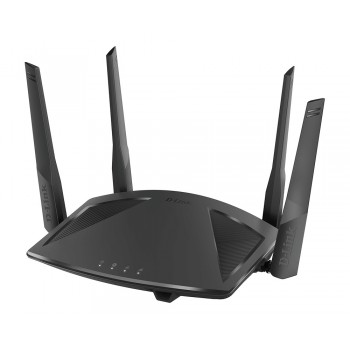 D-Link DIR-X1860 - Doble banda (2,4 GHz   5 GHz) - Gigabit Ethernet - Negro