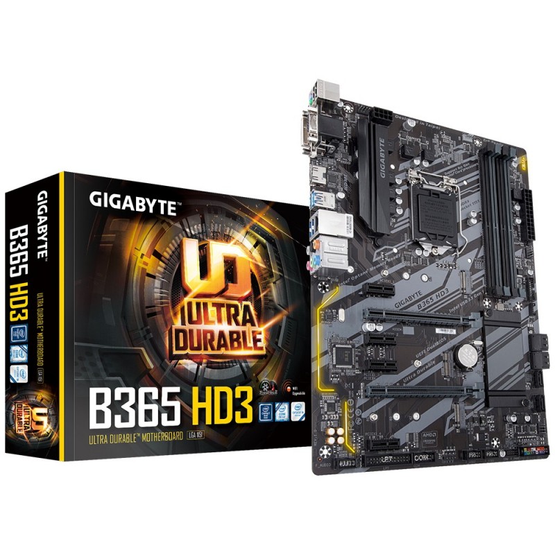 Gigabyte B365 HD3 - LGA 1151 - ATX - Intel B365 GAB365HD3-00-G