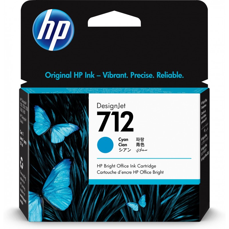 HP 712 Original Cian 3ED67A