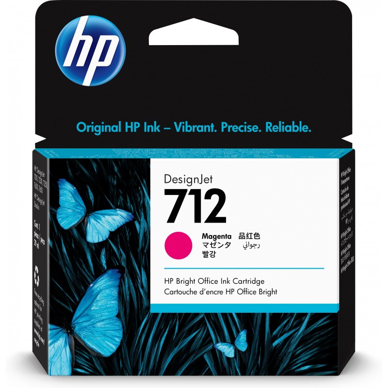 HP 712 Original Magenta 3ED68A