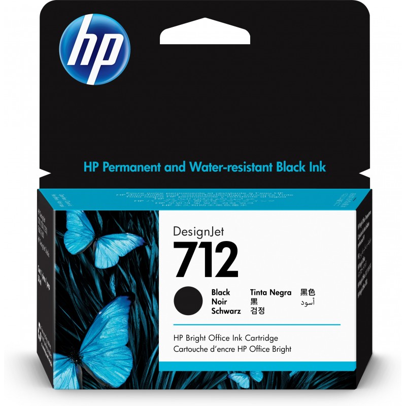 HP 712 Original Negro 3ED70A