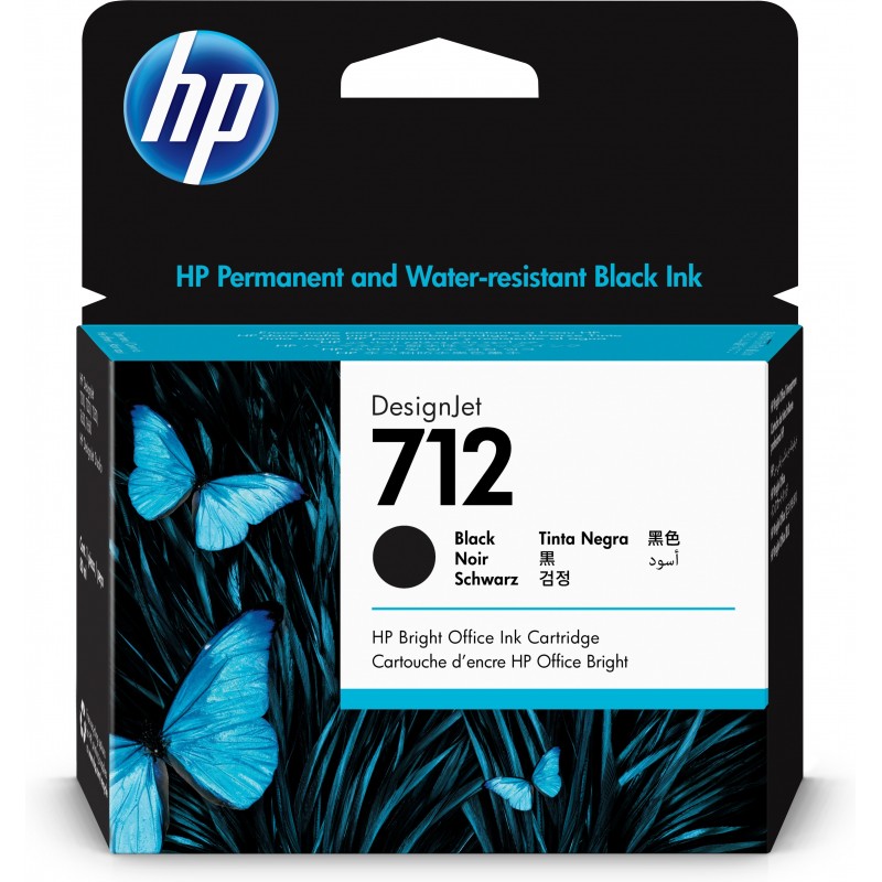 HP 712 XL Original Negro 3ED71A
