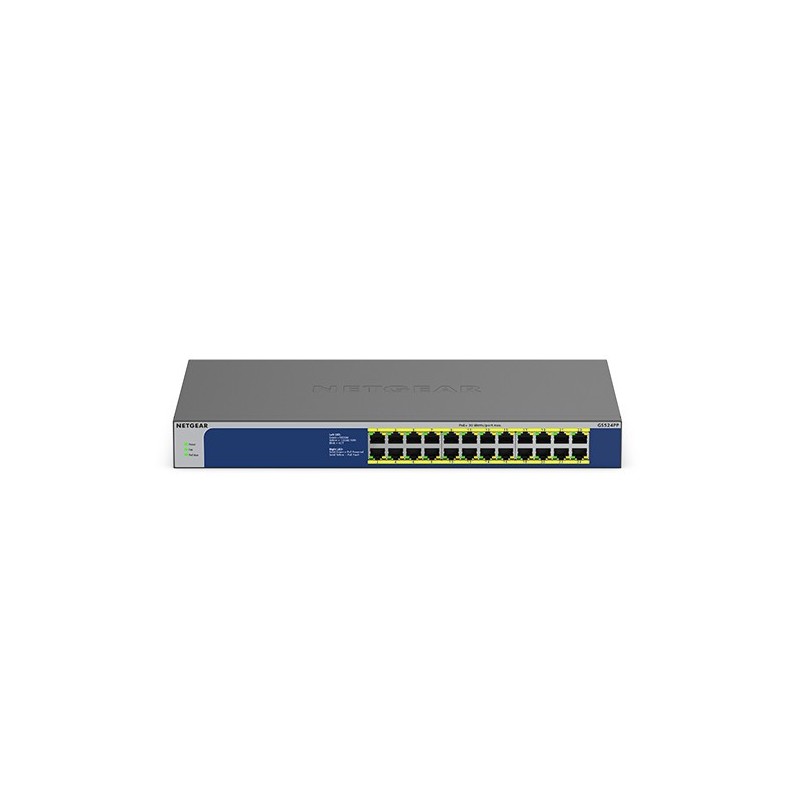 Netgear GS524PP No administrado Gigabit Ethernet (10 100 1000) Gris Energía sobre Ethernet (PoE) GS524PP-100EUS