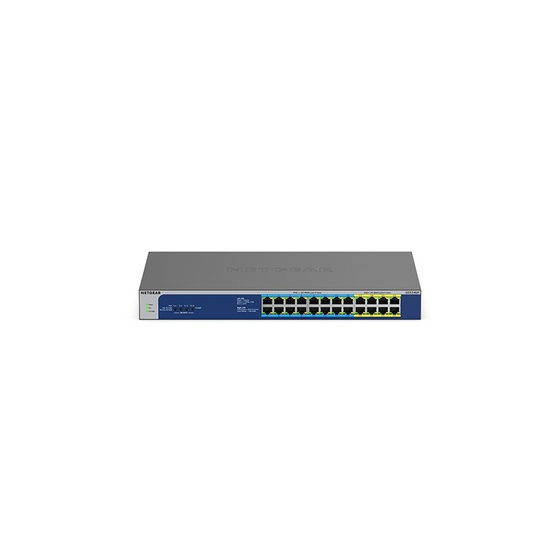 Netgear GS524UP No administrado Gigabit Ethernet (10 100 1000) Gris Energía sobre Ethernet (PoE) GS524UP-100EUS