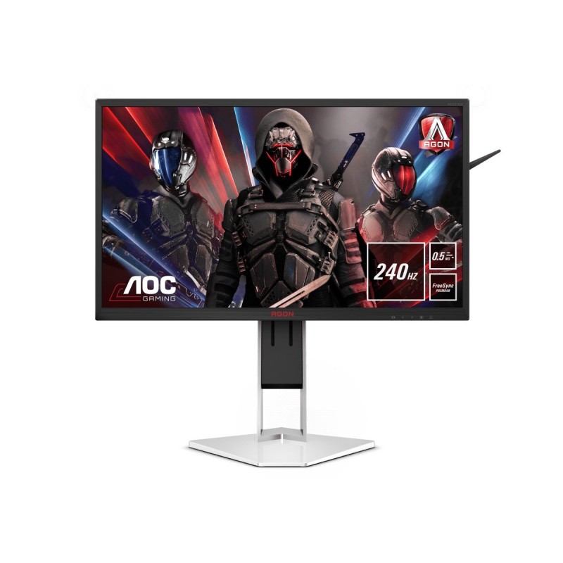 AOC Gaming AG251FZ2E - 24.5" - 1920x1080 - Full HD LCD - Negro, Rojo, Blanco
