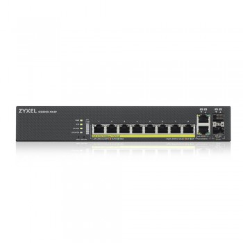 Zyxel GS2220-10HP-EU0101F switch Gestionado L2 Gigabit Ethernet (10 100 1000) Negro Energía sobre Et