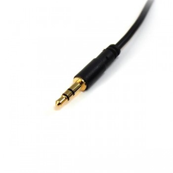 StarTech.com MU15MMS cable de audio 4,6 m 3,5mm Negro