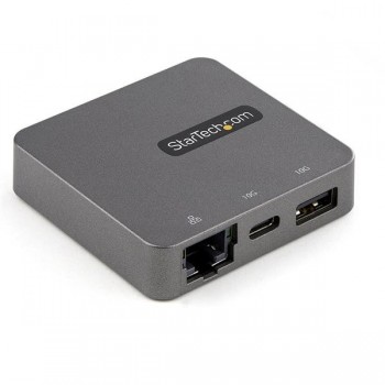 StarTech.com DKT31CHVL - USB 3.2 Gen 2 (3.1 Gen 2) Type-C Negro, Plata