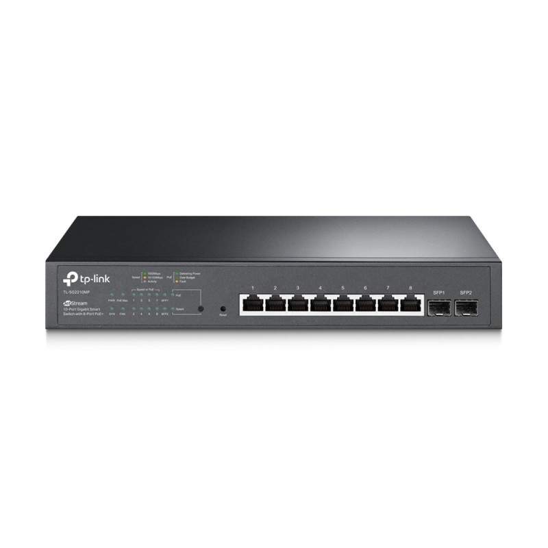 TP-LINK TL-SG2210MP switch Gigabit Ethernet (10 100 1000) Negro - PoE
