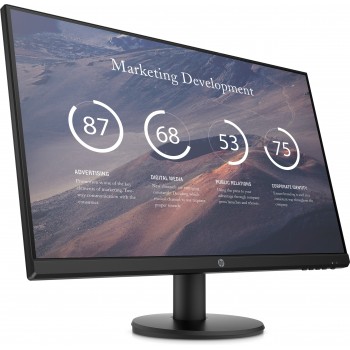 HP P27v G4 - 27" - 1920x1080 - Full HD LCD - Negro 9TT20AAABB