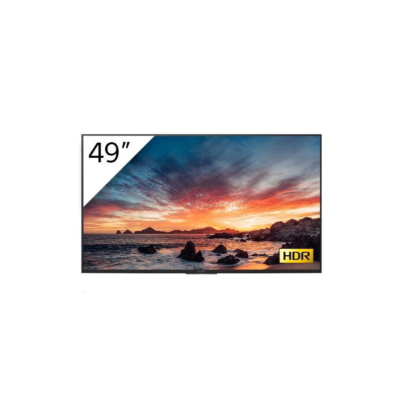 Sony FWD-49X80H T - 48.5" - IPS 4K Ultra HD - Señalización digital - Negro