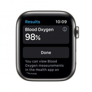 Apple Watch Series 6 GPS + LTE de 44mm en color Acero Inox Grafito y Pulsera Milanese Loop Grafito M09J3TY A