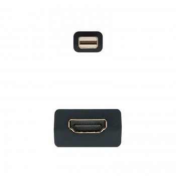 Nanocable CONVERSOR MINI DP A SVGA MINI DP M-SVGA H NEGRO 15 CM 10.16.0102